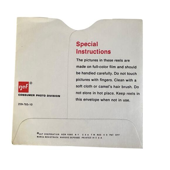 GAF View Master A979 Busch Gardens Zoological Tampa Florida GAF 3 Reels Booklet - Picture 7 of 10